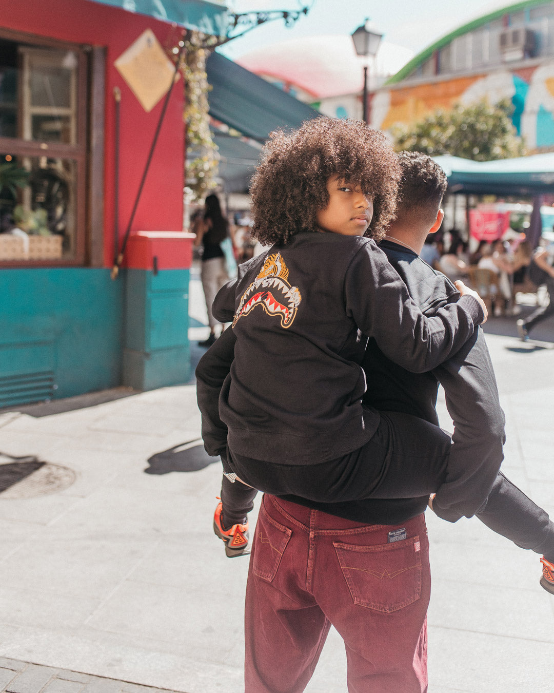 YOUTH TIGER BLACK CREW