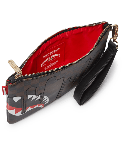 XTC SHARKS IN PARIS CROSSOVER CLUTCH