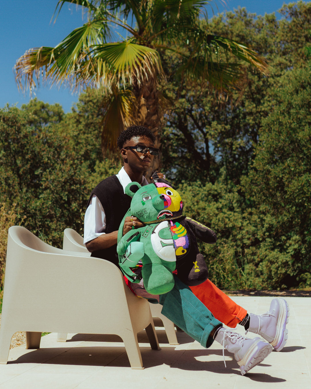 YOUNG X-RAY MONEYBEAR TEDDYBEAR BACKPACK