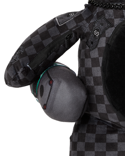 'WHAT THE BEEP' SHARK MONEYBEAR TEDDYBEAR BACKPACK