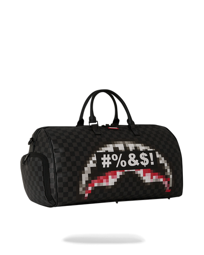 'WHAT THE BEEP' SHARK DUFFLE