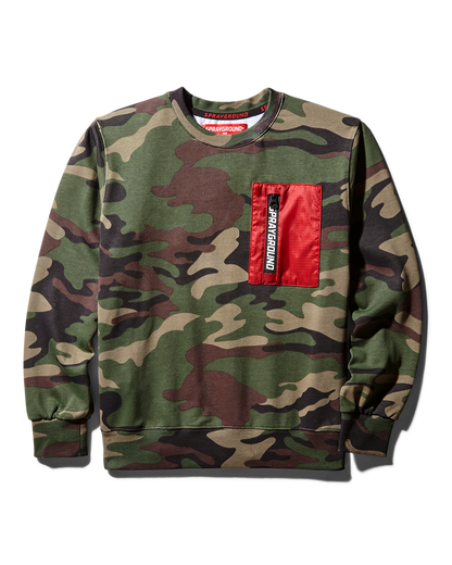 YOUTH TIGER CAMO SWEATER