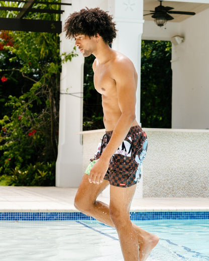 WTF SHARK SHOTO SWIM TRUNKS