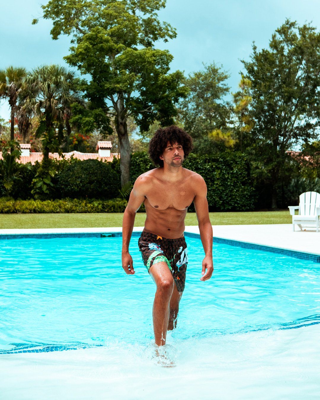 WTF SHARK SHOTO SWIM TRUNKS