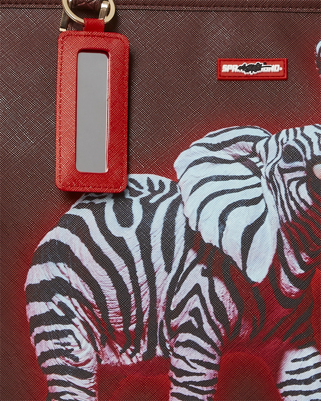 ZEBRA ELEPHANT RON ENGLISH COLLAB TOTE